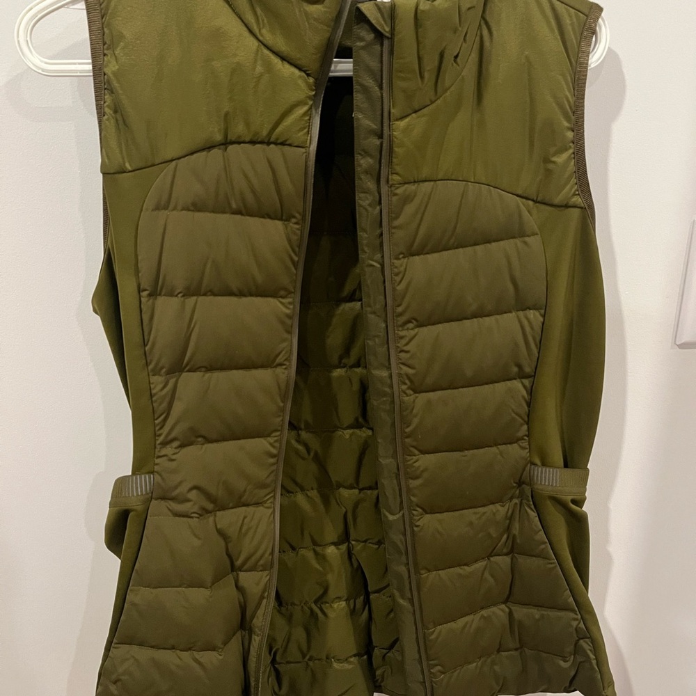 Lululemon Athletica Green Quilted Vest